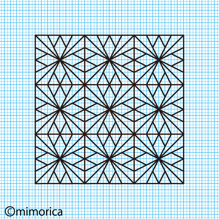 046.幾何学模様の刺繍 │ 刺繍模様 mimorica's EMBROIDERY DESIGNS